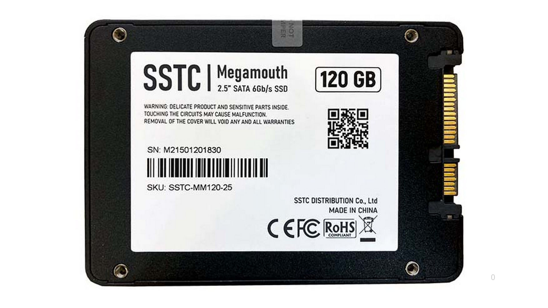 Ổ cứng SSD SSTC 120GB Megamouth MM120( 120GB/Sata3)