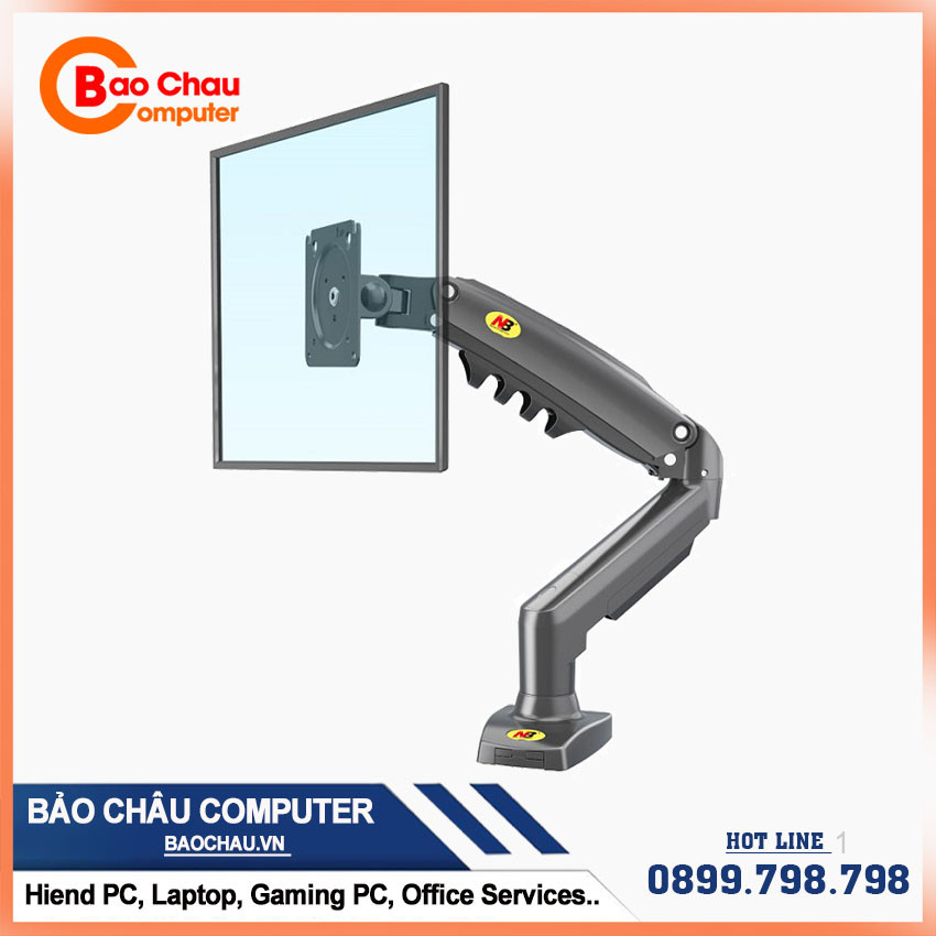 Giá Treo Màn Hình Máy Tính Gắn Bàn NB F80 17-30 Inch