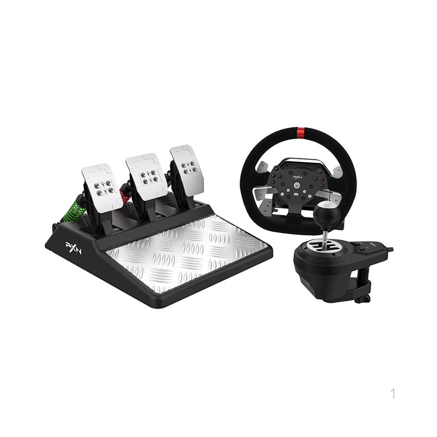 Vô lăng chơi game PXN V10 Metal FFB Pro Racing Wheel - Có Phản Hồi Lực