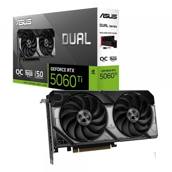Card Màn Hình ASUS DUAL GeForce RTX 5060Ti 16GB GDDR7 OC Edition