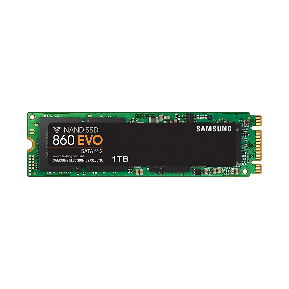 Ổ SSD Samsung 860 Evo 1Tb M2.2280 (đọc: 550MB/s /ghi: 520MB/s)