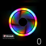FAN VITRA LEO DUAL RING RGB (4 PINS)