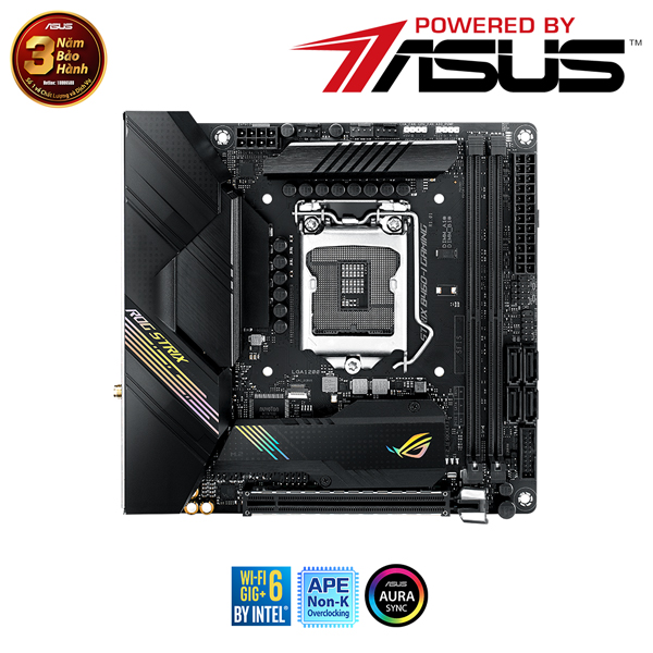 Main Asus ROG Strix B460-I Gaming (Chipset Intel B460/ Socket LGA1200/ VGA onboard/Mini-ITX)
