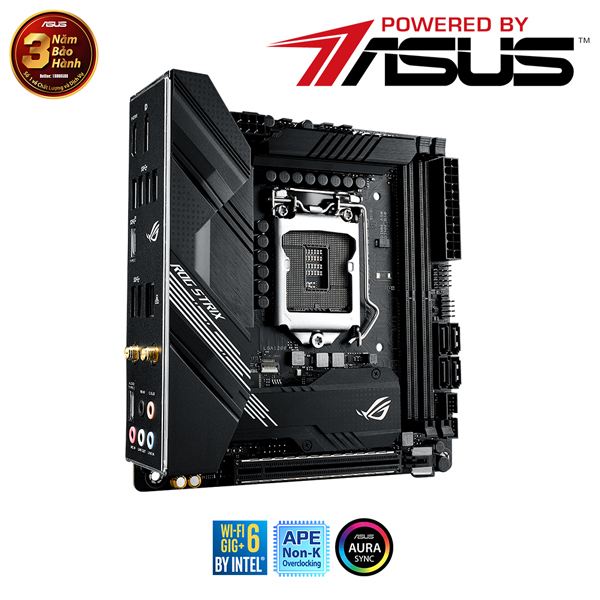 Main Asus ROG Strix B460-I Gaming (Chipset Intel B460/ Socket LGA1200/ VGA onboard/Mini-ITX)