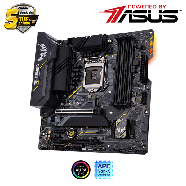 Main Asus TUF GAMING B460M-PLUS (Chipset Intel B460/ Socket LGA1200/ VGA onboard/mATX)