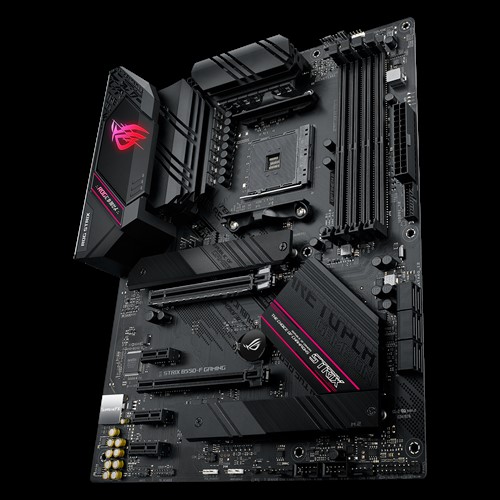 Main Asus ROG STRIX B550-F GAMING (Chipset AMD B550/ Socket AM4/ VGA onboard/ATX)