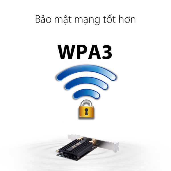 Cạc mạng wifi ASUS AX58BT AX3000 Wi-Fi6