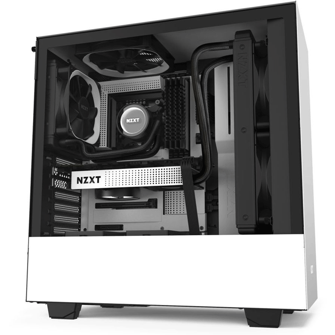Vỏ máy tính NZXT H510 White (Mini-ITX, MicroATX, ATX)