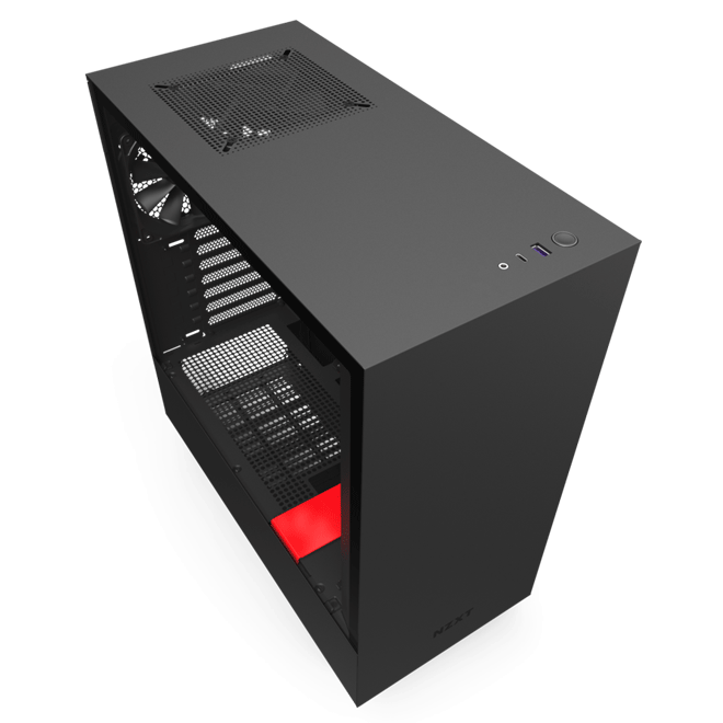 Vỏ máy tính NZXT H510 Black Red (Mini-ITX, MicroATX, ATX)