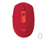 Chuột không dây Logitech M590 (USB-Wireless+ Bluetooth/ Đỏ)