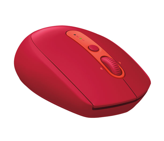 Chuột không dây Logitech M590 (USB-Wireless+ Bluetooth/ Đỏ)