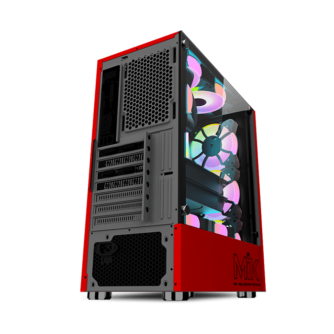Vỏ máy tính Mik DT03 Red Luffy (ATX, mATX)