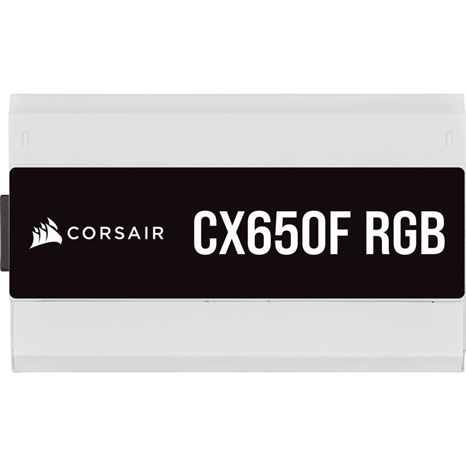 Nguồn Corsair CX650F RGB White Full Modul 650W - 80 Plus Bronze (CP-9020226-NA)