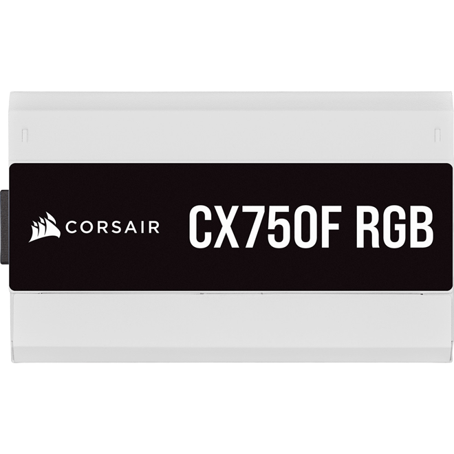 Nguồn Corsair CX750F RGB White Full Modul 750W - 80 Plus Bronze (CP-9020227-NA)