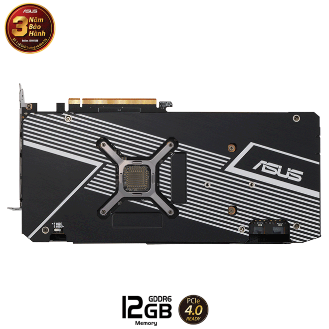 VGA  Asus DUAL-RX6700XT-12G (AMD Radeon/ 12Gb/ GDDR6/ 192 Bits)