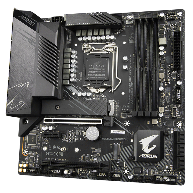 Mainboard Gigabyte B560M AORUS PRO (Chipset Intel B560/ Socket SK1200/ VGA onboard/mATX)
