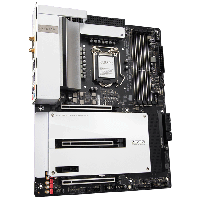 Mainboard Gigabyte Z590 VISION D (Chipset Intel Z590/ Socket SK1200/ VGA onboard/ATX)