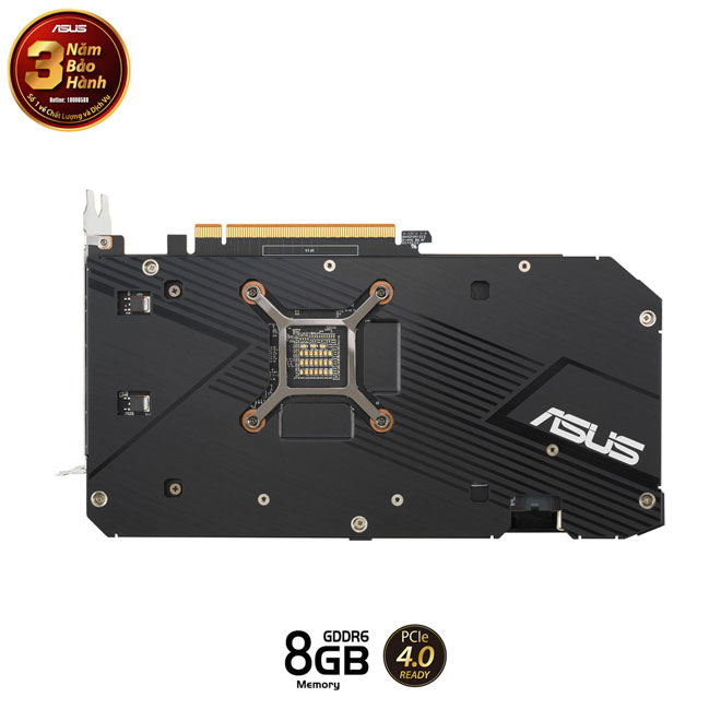 VGA  Asus DUAL-RX6600-8G (AMD Radeon/ 8Gb/ GDDR6/ 128 Bits)