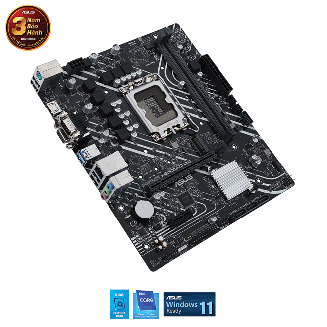 Main Asus PRIME H610M-D D4 (Chipset Intel H610/ Socket LGA1700/ VGA onboard/mATX)