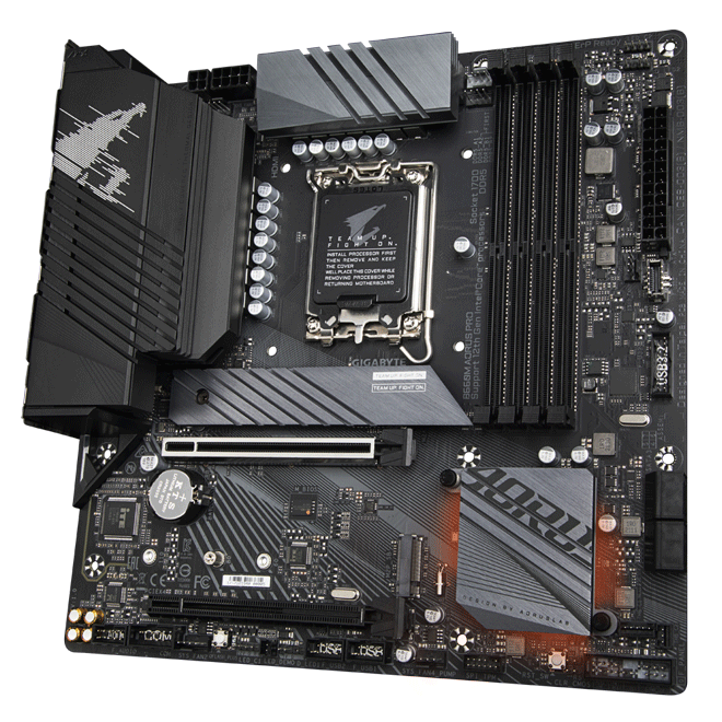 Main Gigabyte B660M AORUS PRO (Chipset Intel B660/ Socket LGA1700/ VGA onboard/mATX)
