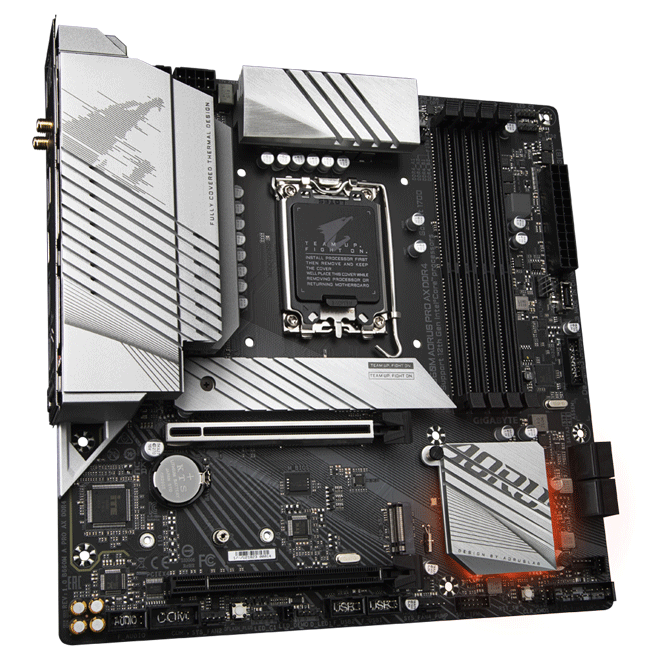 Main Gigabyte B660M AORUS PRO AX DDR4 (Chipset Intel B660/ Socket LGA1700/ VGA onboard/mATX)