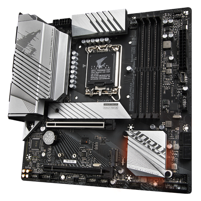 Main Gigabyte B660M AORUS PRO AX (Chipset Intel B660/ Socket LGA1700/ VGA onboard/mATX)