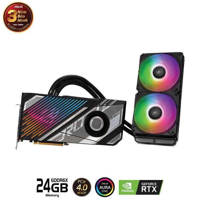 Card màn hình ASUS ROG-STRIX-LC-RTX3090Ti-O24G-GAMING (NVIDIA Geforce/ 24Gb/ GDDR6X/ 384Bit)