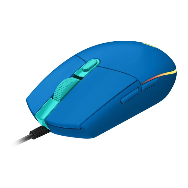 Chuột Logitech G203 LightSync Blue (USB, Có dây, 910-005792)