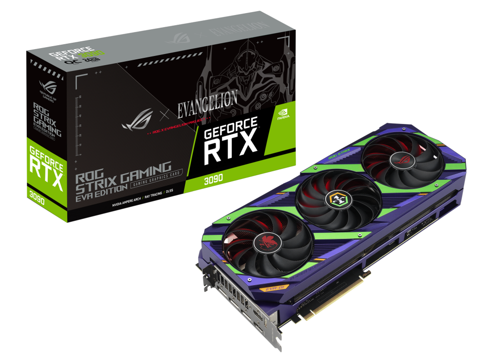 Card đồ họa ROG Strix GeForce RTX™ 3090 24GB GDDR6X OC EVA Edition