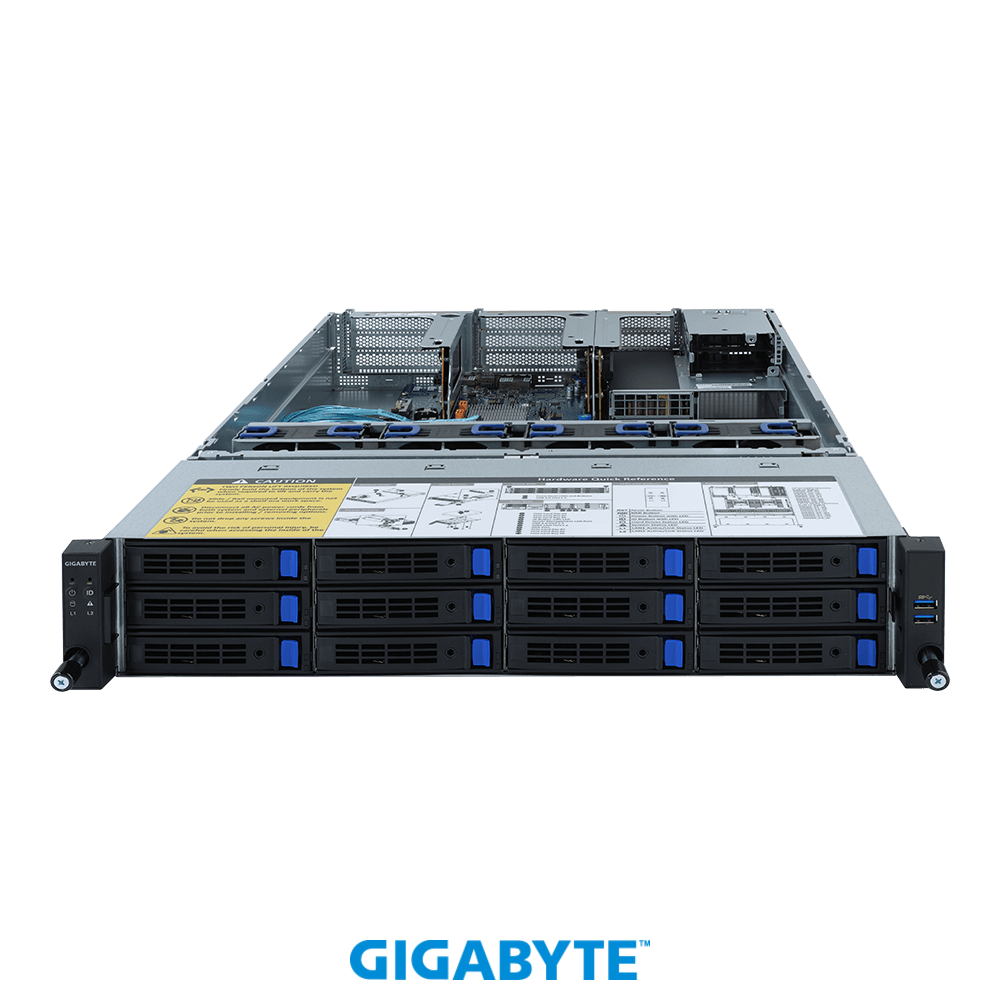 Server Rack Gigabyte 6NR2613C0MR-00-200(xeon4210/r16/ddr4eec/12hdd)