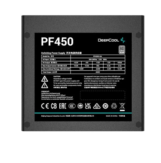 Nguồn Máy Tính DEEPCOOL  PF550D(550W)