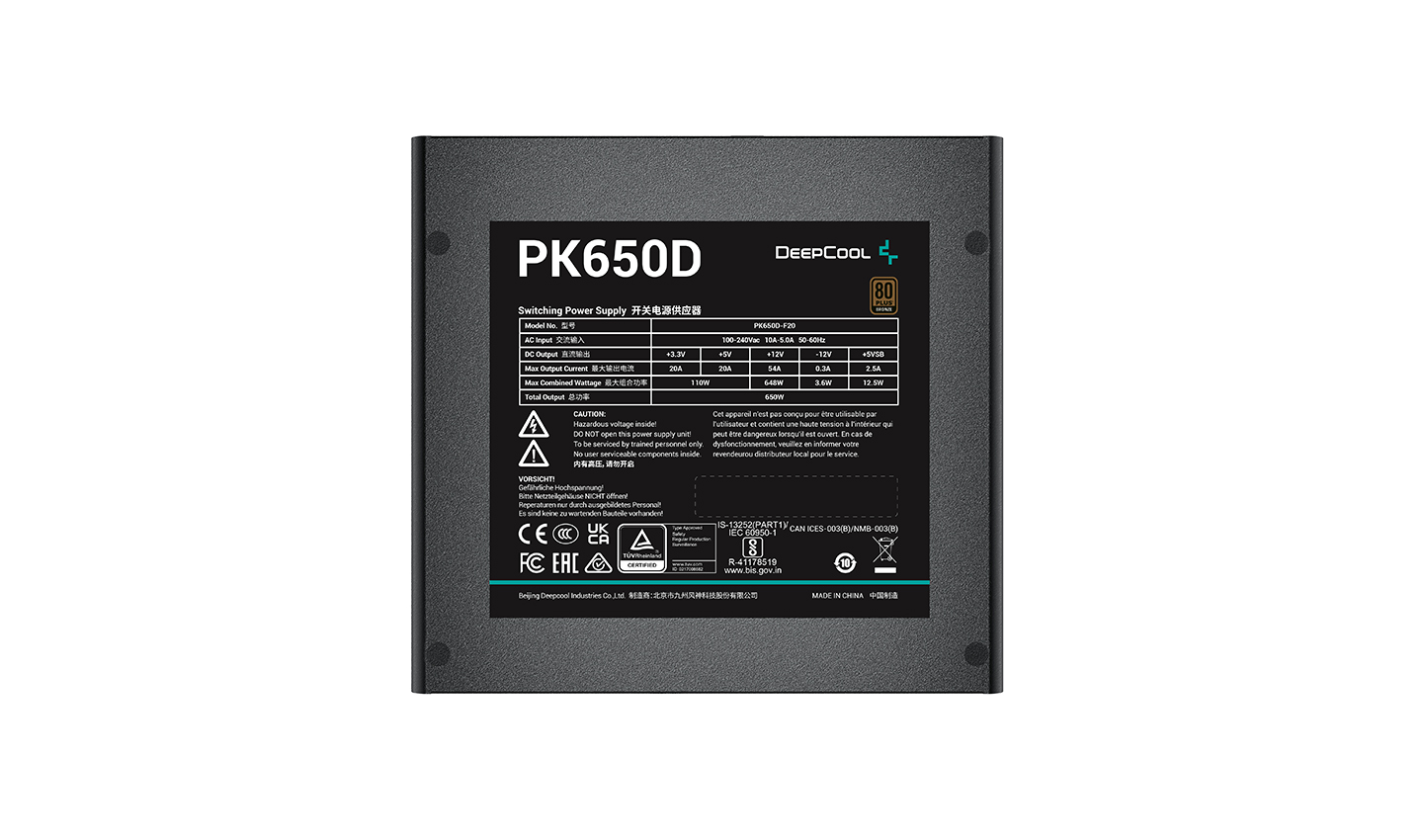 Nguồn Máy Tính  DEEPCOOL  PK650D(650W)