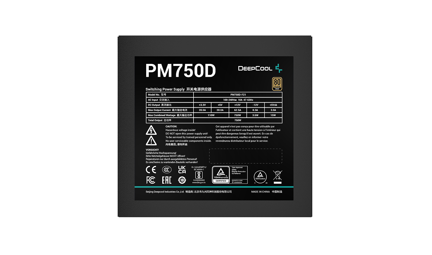 Nguồn Máy Tính DEEPCOOL  PM750D