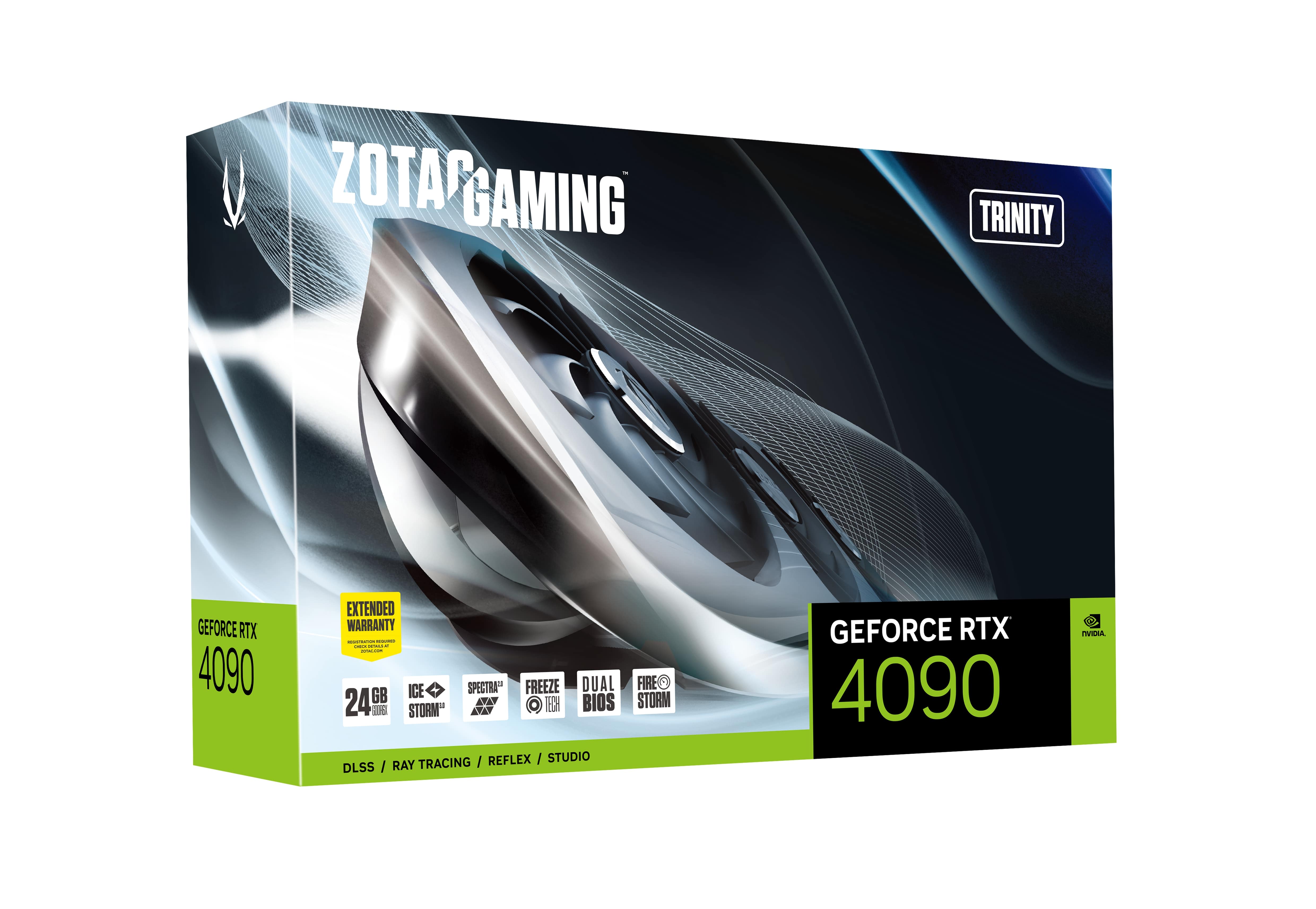 Card màn hình ZOTAC GAMING GeForce RTX 4090 Trinity(4090/24GBDR6x/384bit)