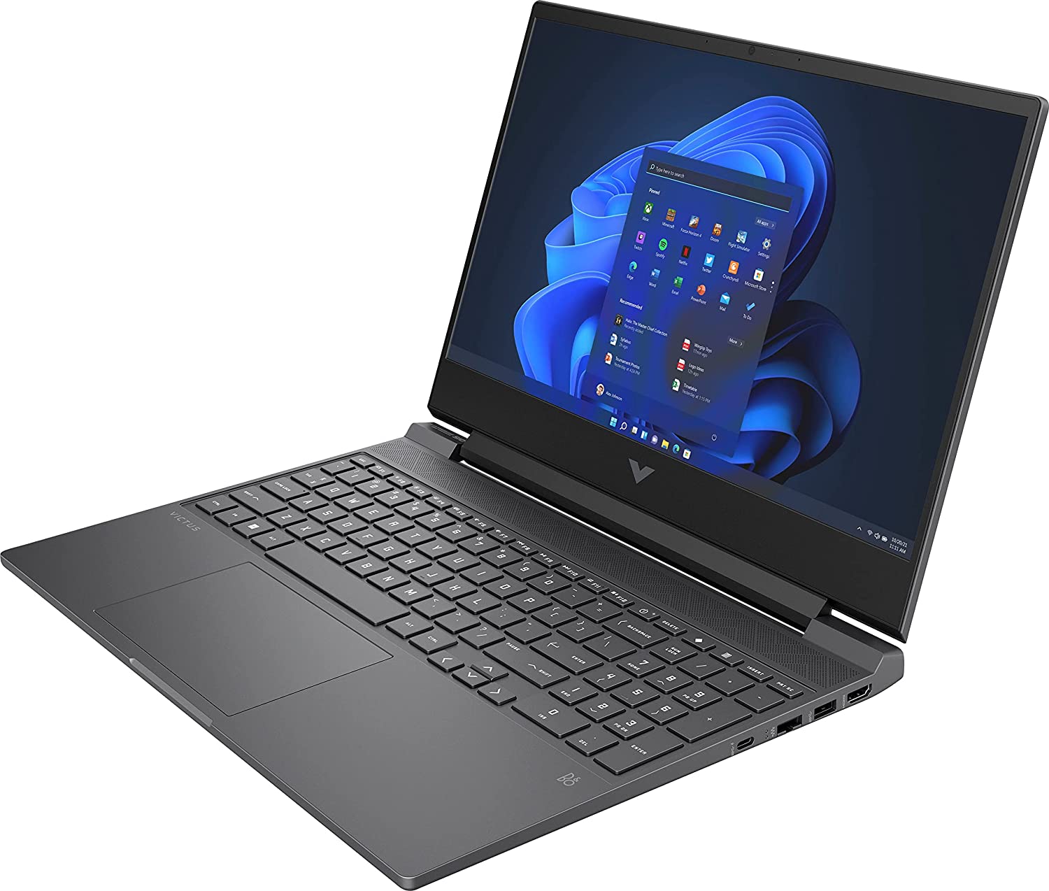 Laptop Gaming HP Victus 2022 15-fa0031dx (Core i5-12450H, 8GB, 512GB, GTX 1650, 15.6" FHD 144Hz)