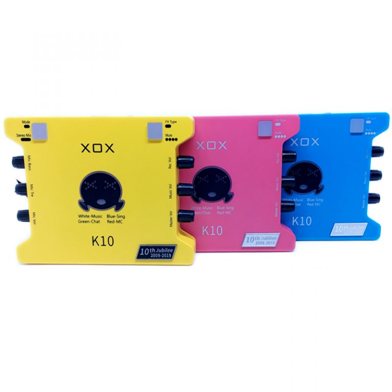 Bộ mic hát livestream mic ISK AT100 Sound Card XOX K10th