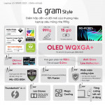 Laptop LG Gram 2023 14Z90RS-G.AH54A5 (Intel Core i5-1340P | 16GB | 512GB | Intel Iris Xe | 14-inch WQXGA+ | Win 11 | Trắng)