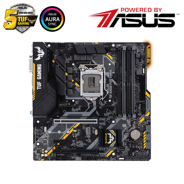 Main Asus TUF B365M-PLUS GAMING (Chipset Intel B365/ Socket LGA1151/ VGA onboard)