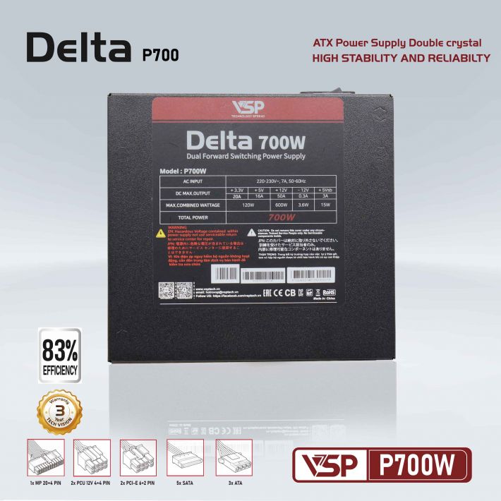 Nguồn máy tính Delta P700