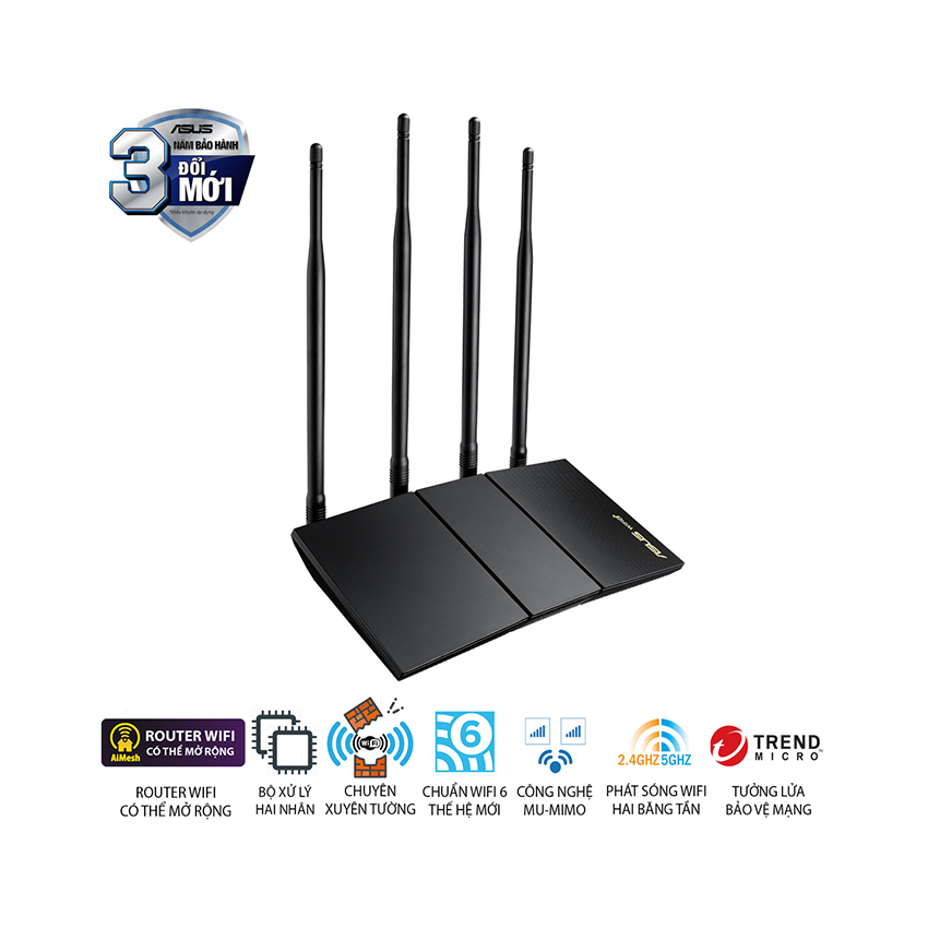 Bộ định tuyến AX1800 Dual Band WiFi 6
