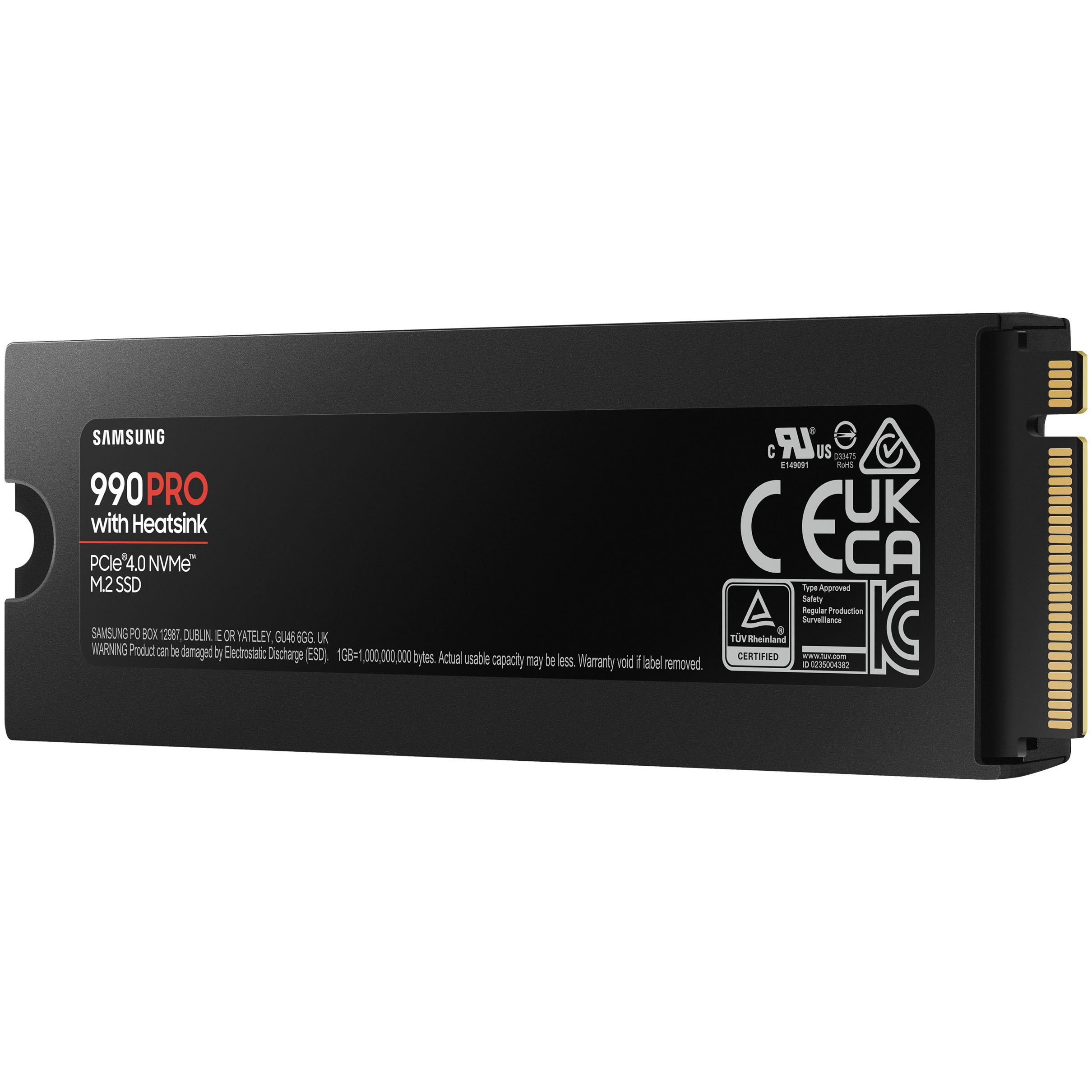 Ổ SSD SamSung 990 PRO Heatsink 1TB M.2 NVMe (1TB/Gen4x4/600TBW)