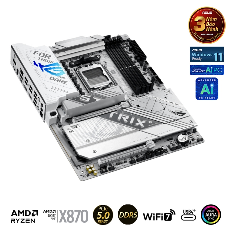 Mainboard ASUS ROG STRIX X870-A GAMING WIFI(AMD X870E, Socket AM5, ATX, 4 x RAM DDR5)