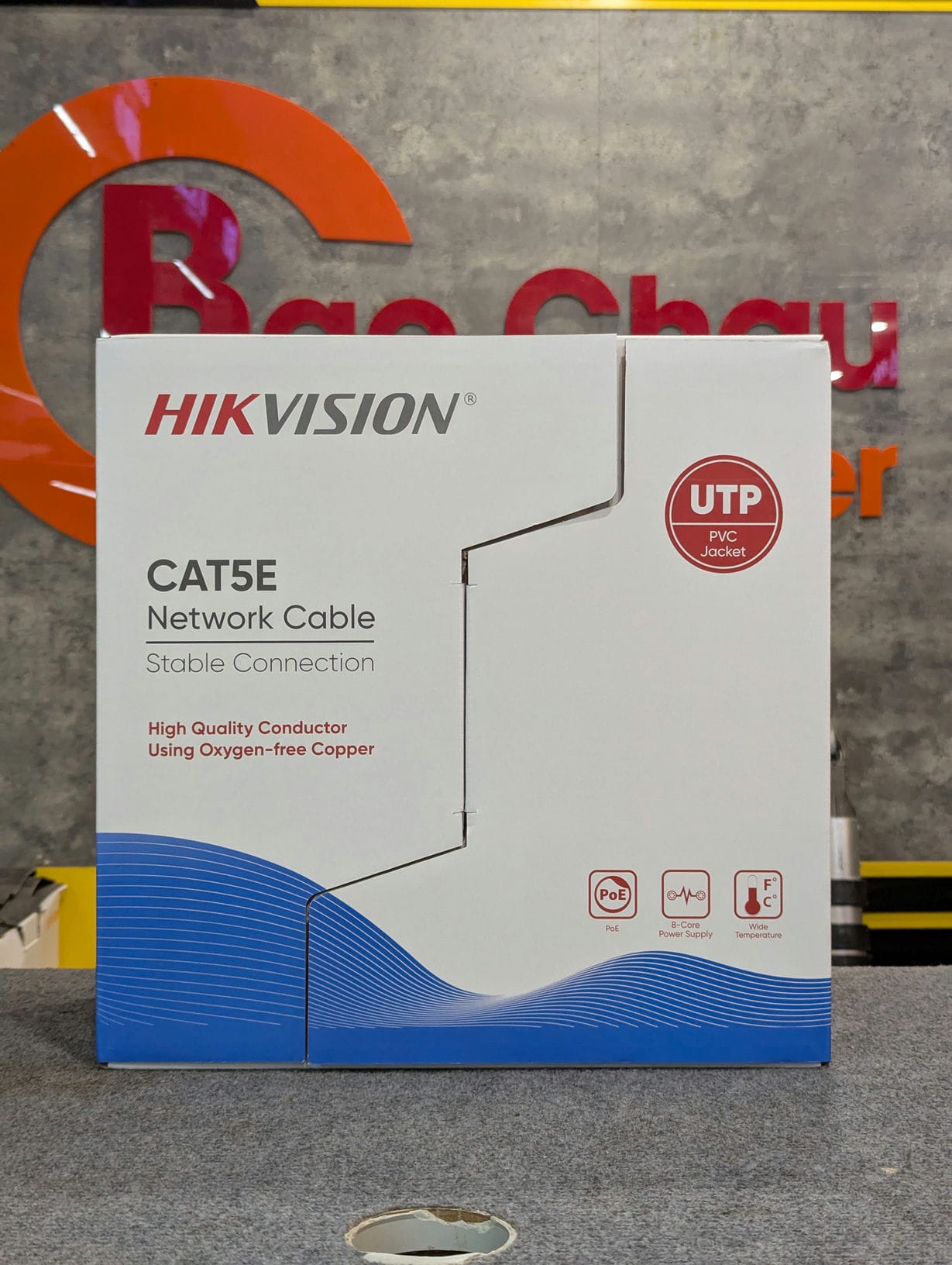Dây cáp mạng HIKVISION Cat 5E  DS-1LN5EUECO (Cuộn 305m)