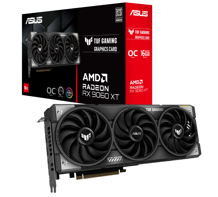Card Màn Hình ASUS TUF Gaming Radeon RX 9060 XT OC Edition 16GB GDDR6