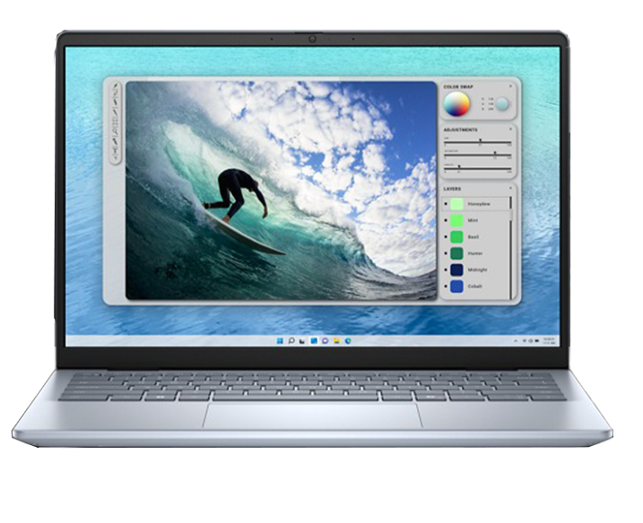 Máy Tính Xách Tay Dell Inspiron 14 5440 (I5 1334U / 16GB / 512GB / Intel Iris Xe / 14 inch FHD+ / Win 11 / Office / Xanh)