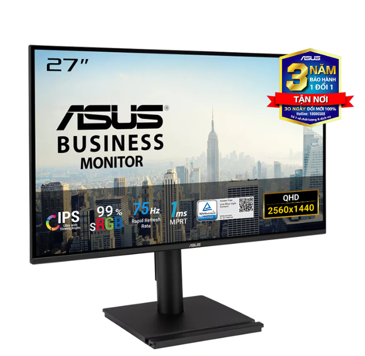 Màn Hình ASUS VA27AQSE (27 inch - IPS - 2K - 75Hz - 1ms - Speaker)