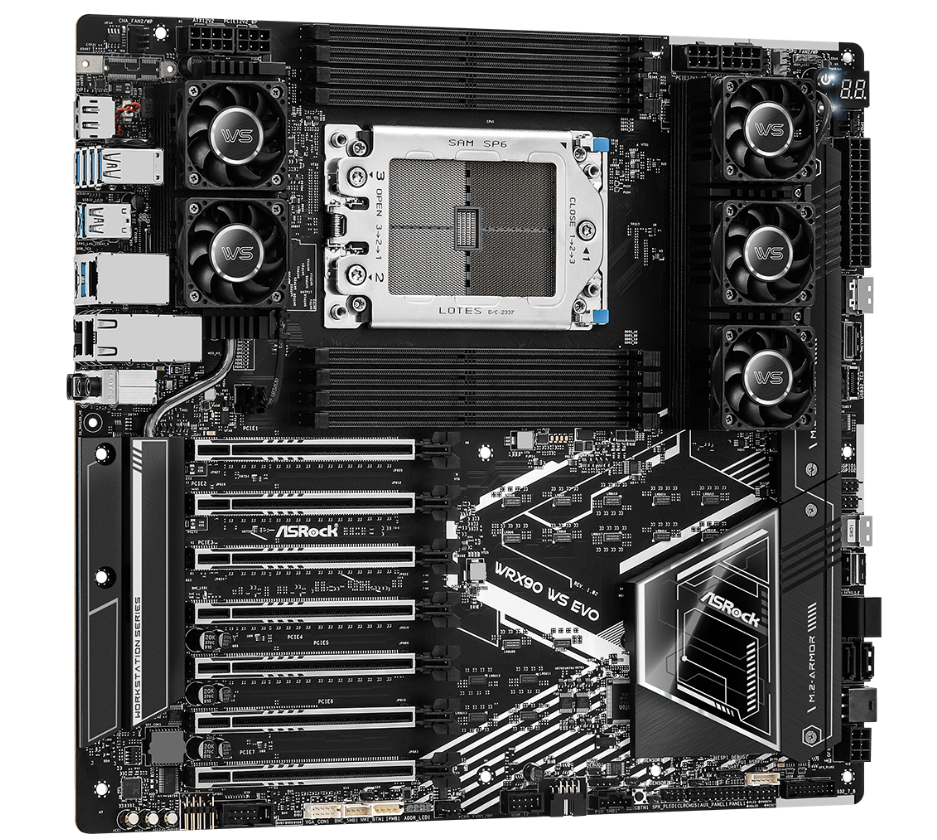 Mainboard Rack ASROCK WRX90 WS EVO