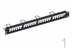 Patch Panel Kèm Nhân Commscope 760237040 + 9-1375055-2 (24Port 1U Cat6)