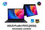 Laptop ASUS ProArt PX13 HN7306EA-LX050W (AMD Ryzen AI MAX+ 395 | AMD Radeon | 13.3 inch OLED 3K cảm ứng | 32GB | 1TB | Win 11 | Đen)