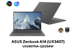 Laptop Asus ZenBook A14 UX3407NA-QD254W (Snapdragon X2 Elite X2E-88-100 | 32GB | 1TB | Qualcomm Adreno | 14 inch WUXGA OLED | Win 11 | Xám)